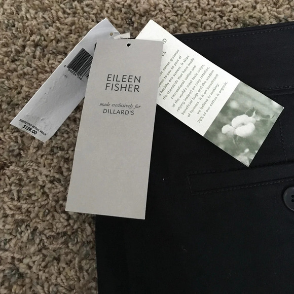 Eileen Fisher Organic Cotton Twill Capris - Picture 3 of 7